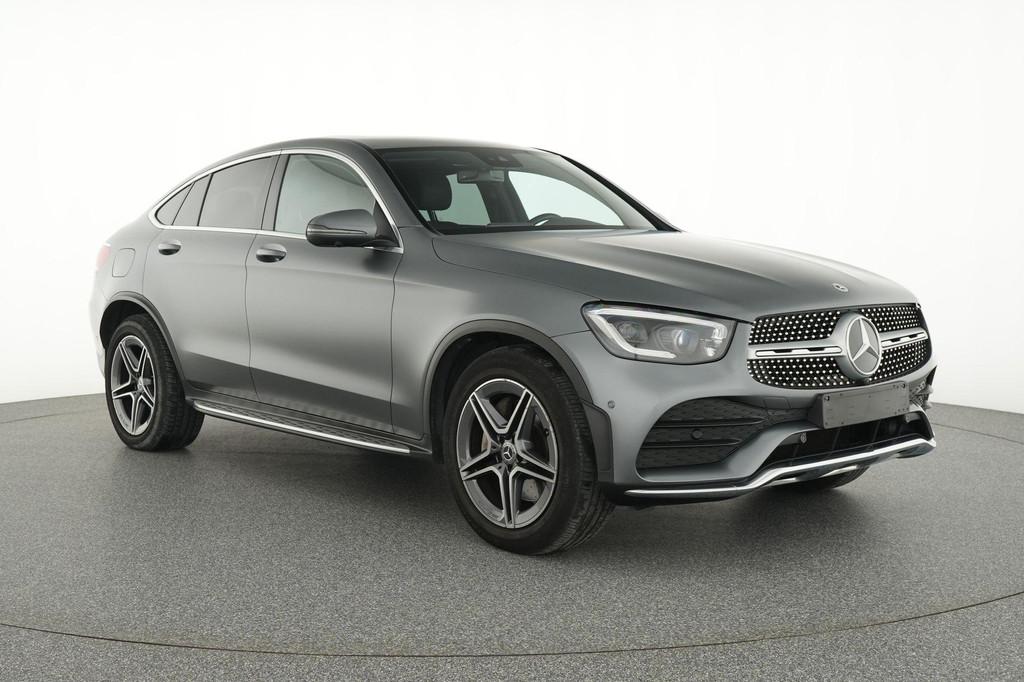 Mercedes-Benz GLC 200d 4MATIC AMG LINE Coupé + CARPLAY + LE, Autos, Argent ou Gris, Achat, Euro 6, Entreprise