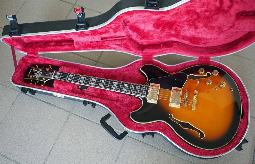 Ibanez jsm10-VYS John Scofield, Muziek en Instrumenten, Ophalen, Zo goed als nieuw, Semi-solid body, Ibanez