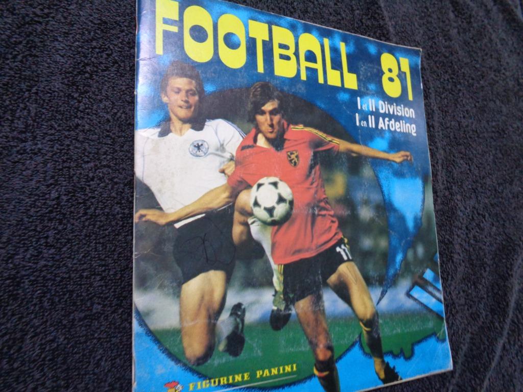 PANINI STICKER ALBUM FOOTBALL   FOOTBALL 81 complet *, Enlèvement ou Envoi, Comme neuf, Autocollant