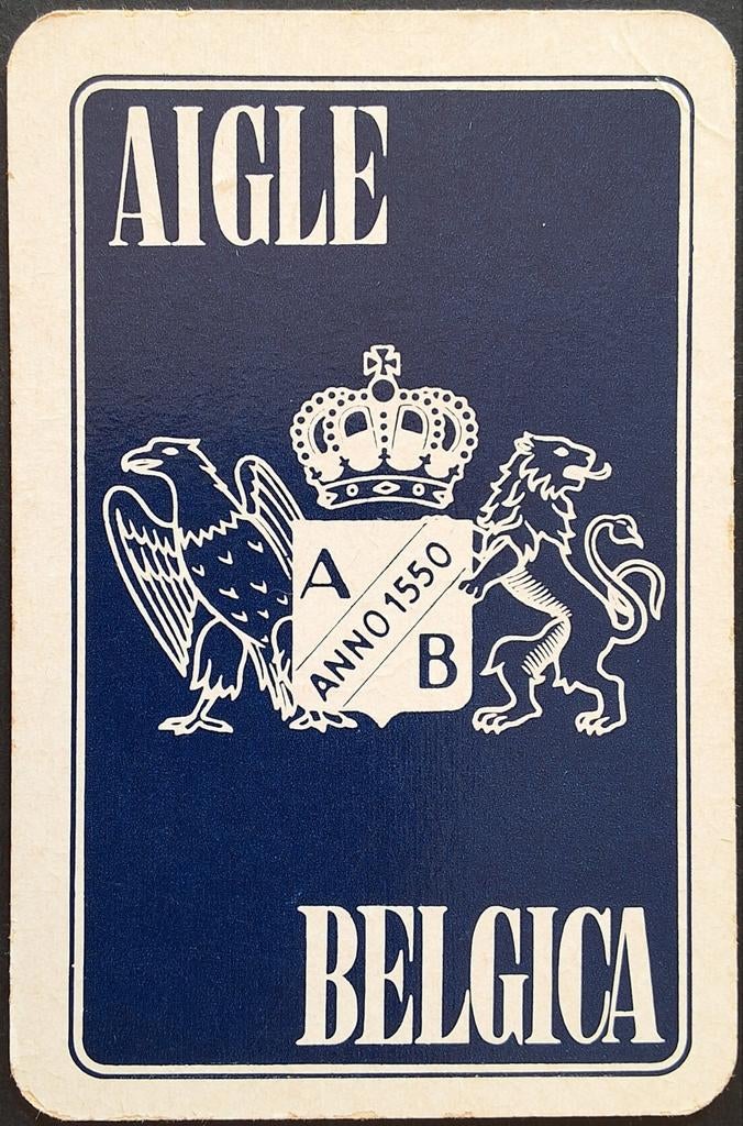 1 Speelkaart  Aigle-Belgica, Collections, Enlèvement ou Envoi