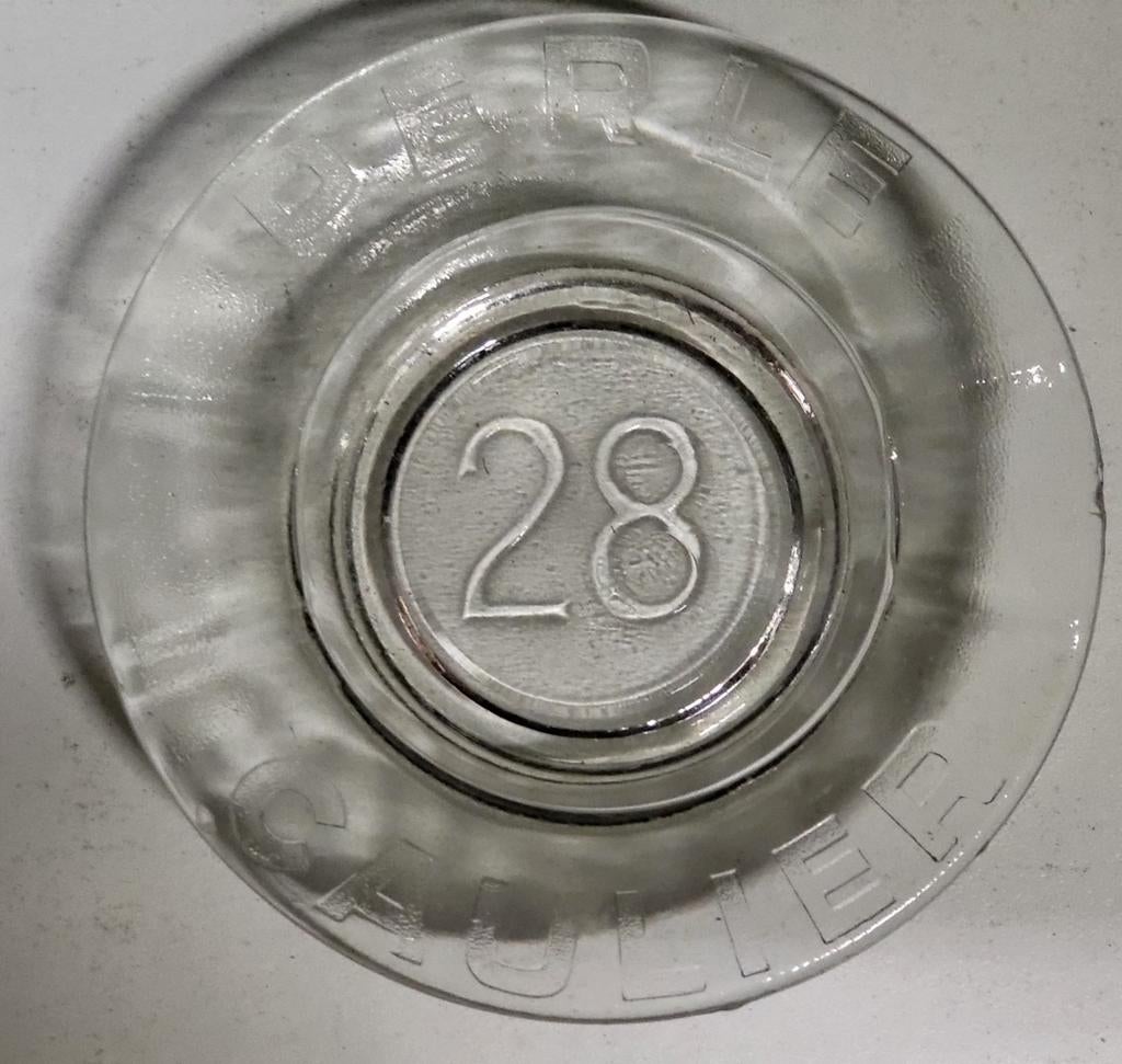 Cendrier en verre Caulier Perle 28, Collections, Enlèvement ou Envoi, Neuf