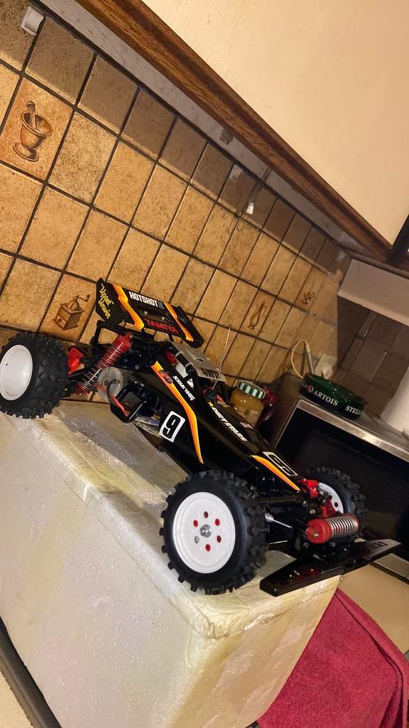 RC VINTAGE Tamiya HOTSHOT II, Échelle 1:10, Enlèvement ou Envoi, Voiture off road, Comme neuf