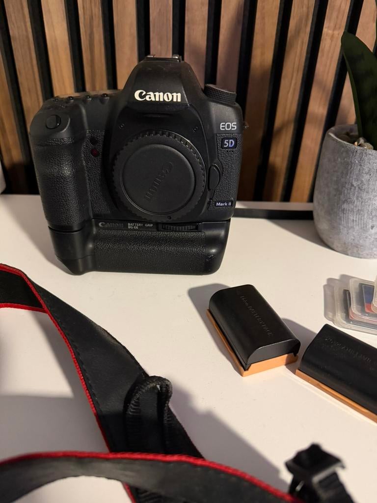 Canon 5D mark ii + grip, Ophalen, Zo goed als nieuw, Canon