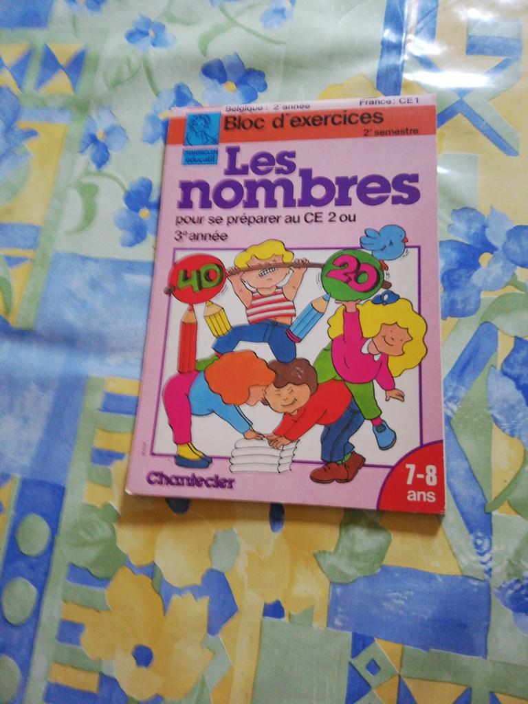 Les nombres. 2eme primaire., Livres, Enlèvement ou Envoi, Comme neuf, Primaire