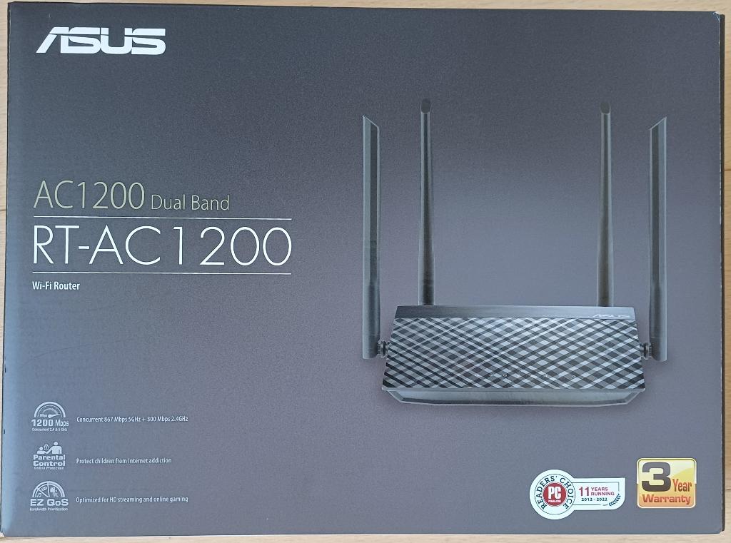 ASUS WIFI router RT-AC1200 gratis verzending, Ophalen of Verzenden, Zo goed als nieuw, Router, ASUS