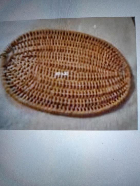 Nieuw - Rieten dienblad voor het presenteren van kaas, fruit, Huis en Inrichting, Woonaccessoires | Dienbladen, Ophalen of Verzenden