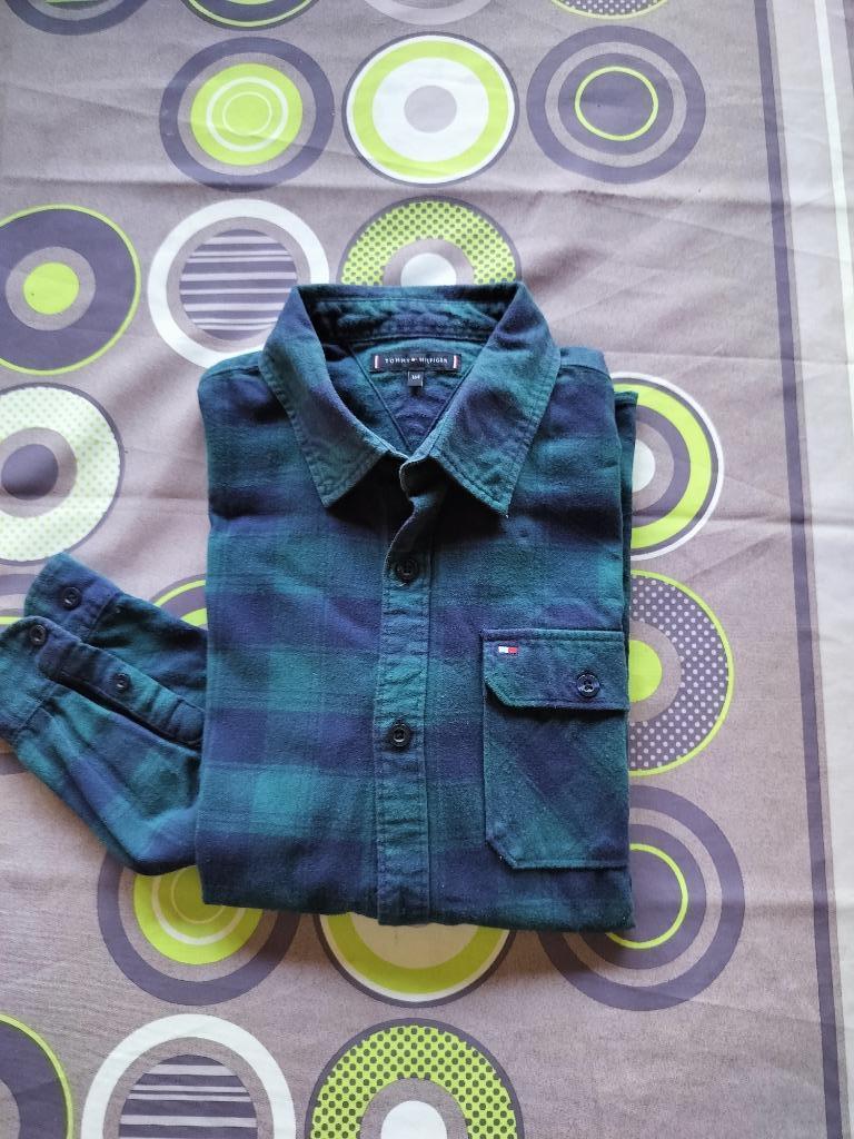 Jongenshemd Tommy Hilfiger maat 164 (winterhemd), Ophalen, Gebruikt, Overhemd of Blouse, Tommy Hilfiger
