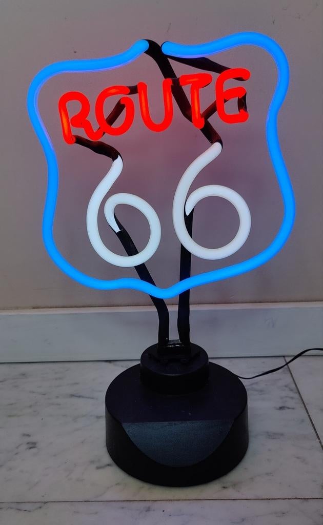 Neon route 66, Ophalen, Gebruikt