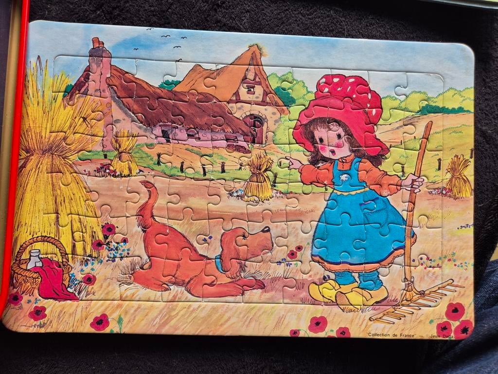 Puzzel meisje hond, Ophalen of Verzenden