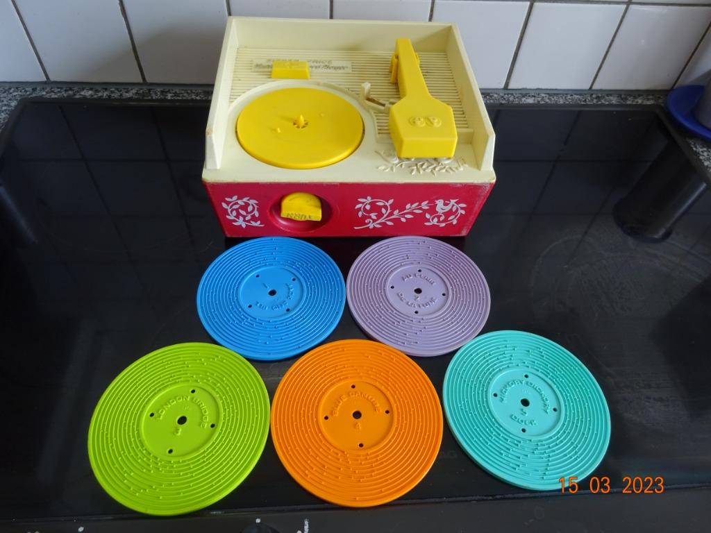 Fisher Price Music Box Platenspeler.*VOLLEDIG*VINTAGE*, Enlèvement ou Envoi, Sonore