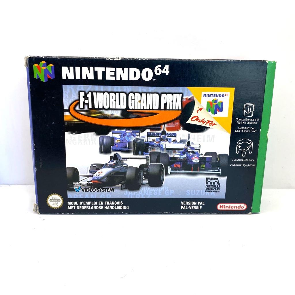 F-1 World Grand Prix Nintendo 64, Consoles de jeu & Jeux vidéo, Enlèvement ou Envoi, Comme neuf