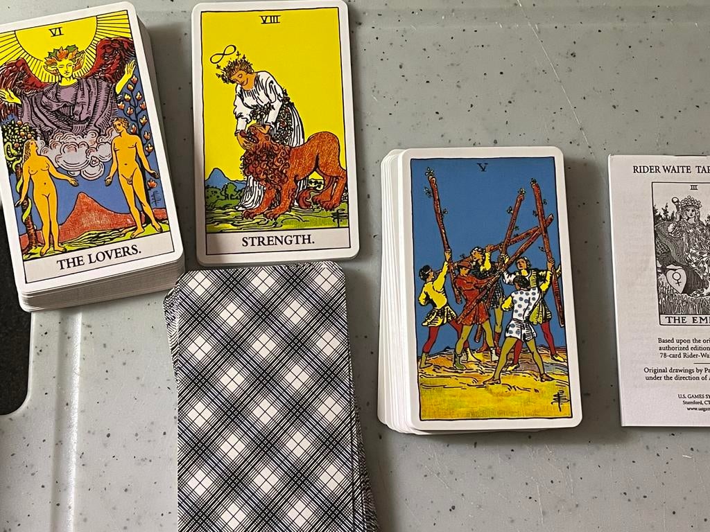 The Rider tarot, Enlèvement ou Envoi, Neuf, Astrologie, Autres types