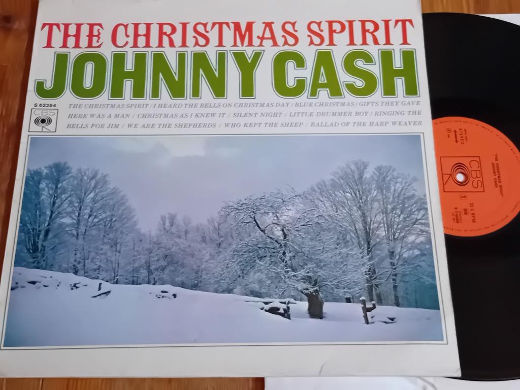 LP Johnny Cash “The Christmas Spirit”, Ophalen of Verzenden, Gebruikt, 12 inch