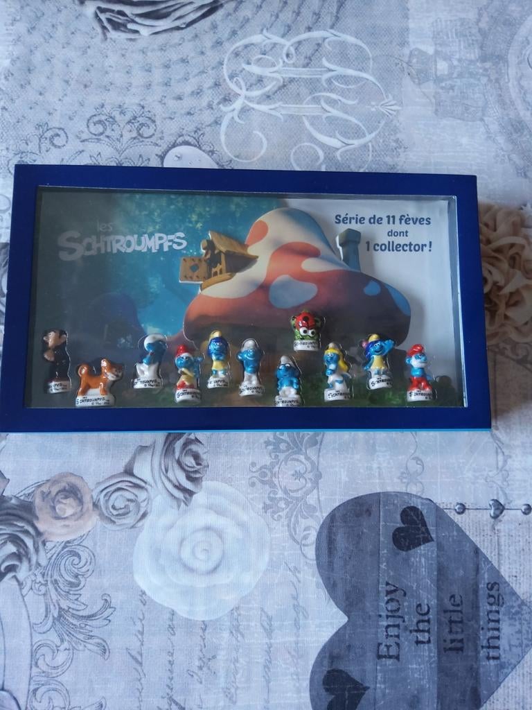 Coffret de fèves Schtroumpfs, Collections, Enlèvement ou Envoi, Neuf