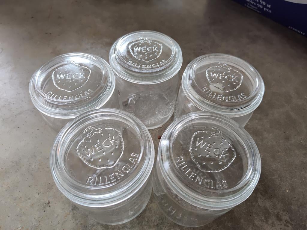 Weck bokalen, Huis en Inrichting, Ophalen, Zo goed als nieuw