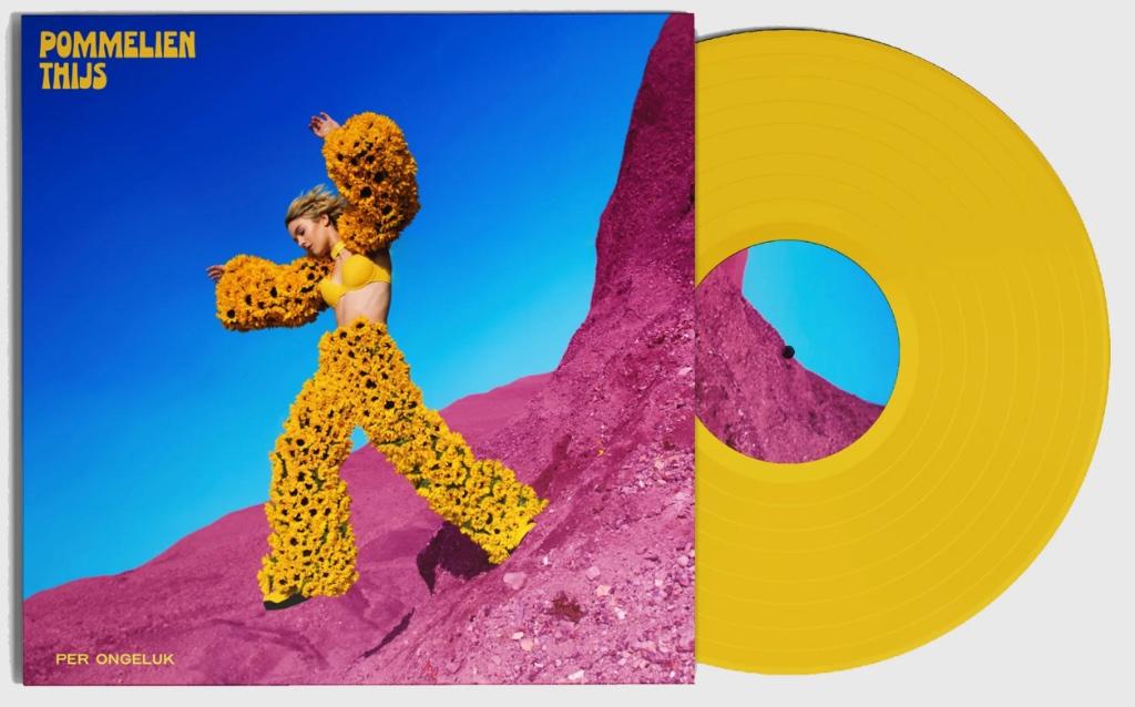 Vinyl LP Pommelien Thijs Per Ongeluk GEEL Vinyl NIEUW Meau, Ophalen of Verzenden, Nieuw in verpakking, 12 inch, Pop