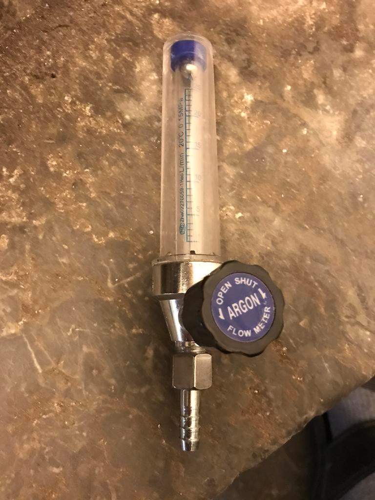 Débitmètre de argon  10 pièces  neuf, Nieuw