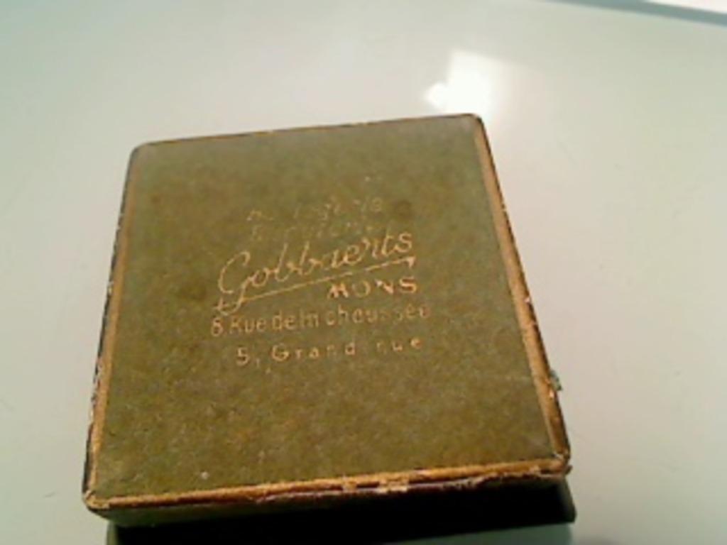 Oude juwelendoos van Gobbaerts in Mons, Ophalen of Verzenden, Gebruikt