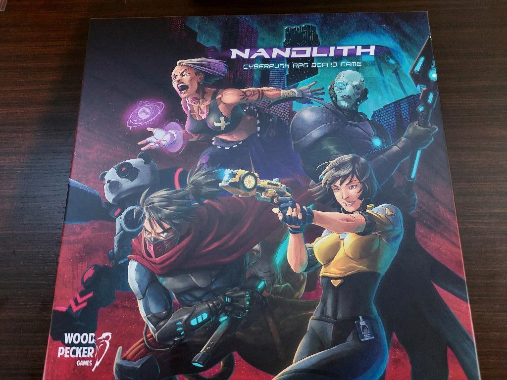 Nanolith - Cyberpunk RPG board game, Een of twee spelers, Ophalen of Verzenden, Zo goed als nieuw