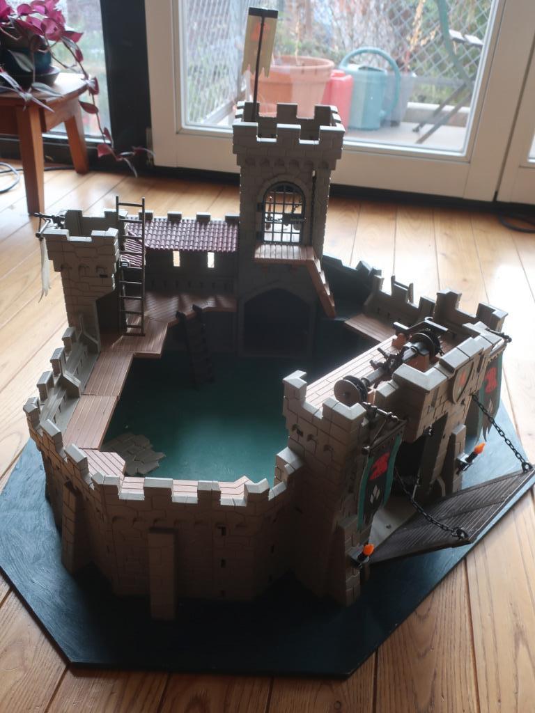 château playmobil, Enlèvement, Utilisé, Playmobil en vrac