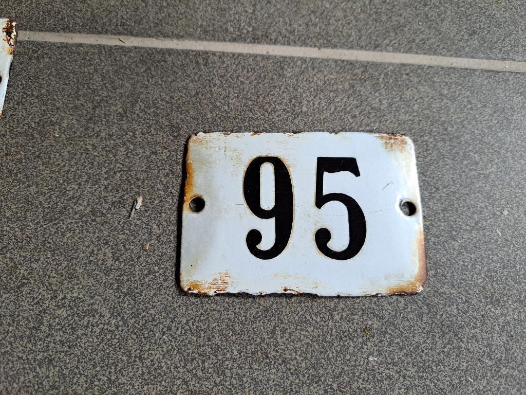 oude emaille huisnummers, Antiek en Kunst, Antiek | Email, Ophalen of Verzenden