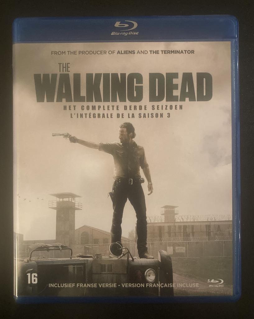 5 X Blu-Ray Disc " THE WALKING DEAD " Seizoen 3, Cd's en Dvd's, Blu-ray, Ophalen of Verzenden, Zo goed als nieuw, Drama, Boxset