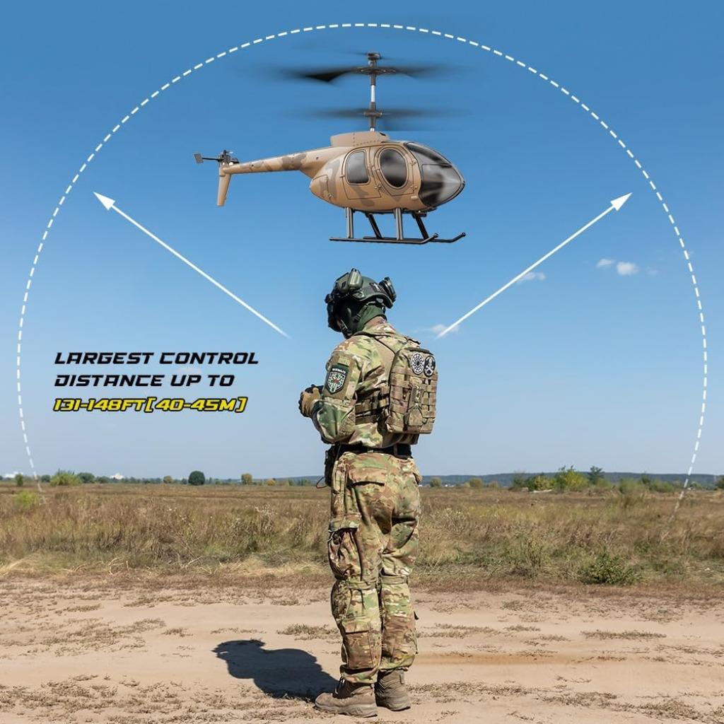 RC Helicopter. 3 KIanaals. Met One Touch Start- En Landing., Hobby en Vrije tijd, Ophalen of Verzenden, Helikopter, RTF (Ready to Fly)