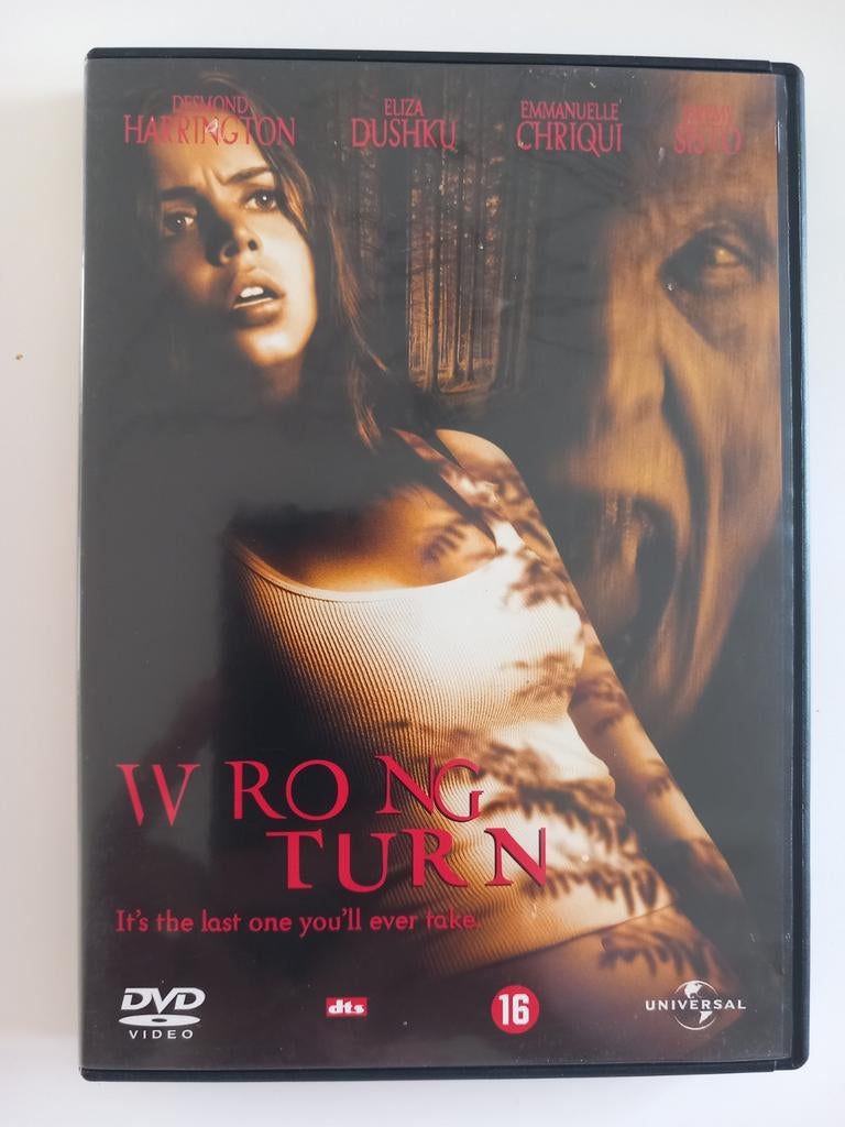 Dvd Wrong Turn (Horrorklassieker) AANRADER, Ophalen of Verzenden, Zo goed als nieuw, Slasher