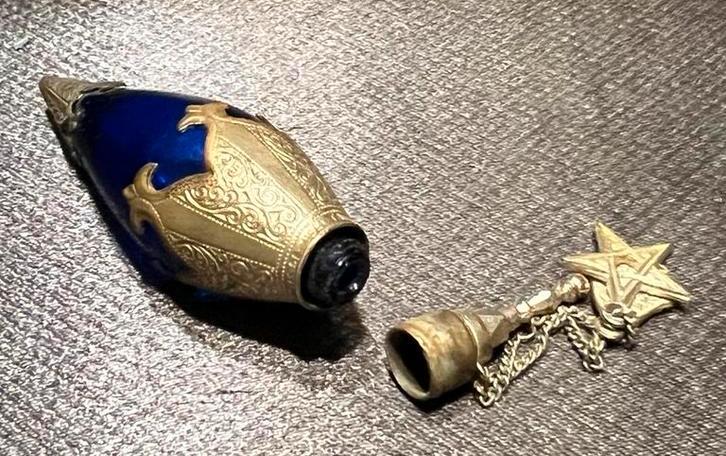 Parfumflesje – Wereldtentoonstelling Brussel 1958 – Tanger, Bijoux, Sacs & Beauté, Enlèvement ou Envoi, Comme neuf