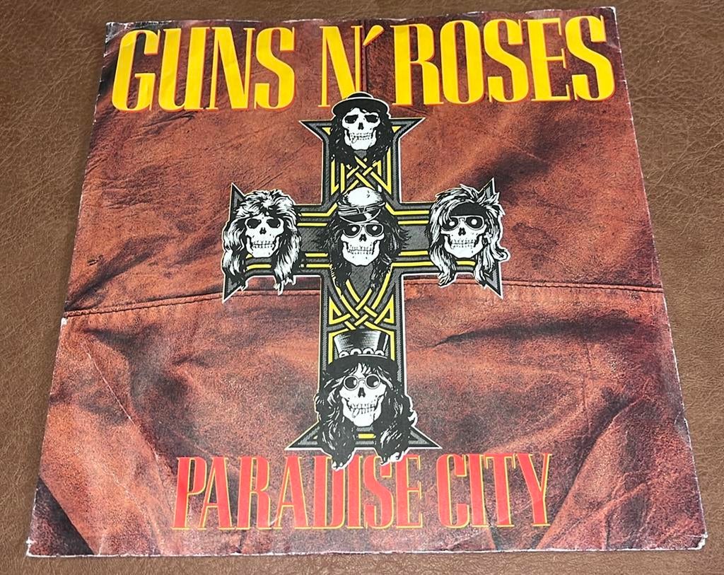 Guns n’ Roses - Paradise City - 7” vinyl Single - EU persing, Enlèvement ou Envoi, Utilisé