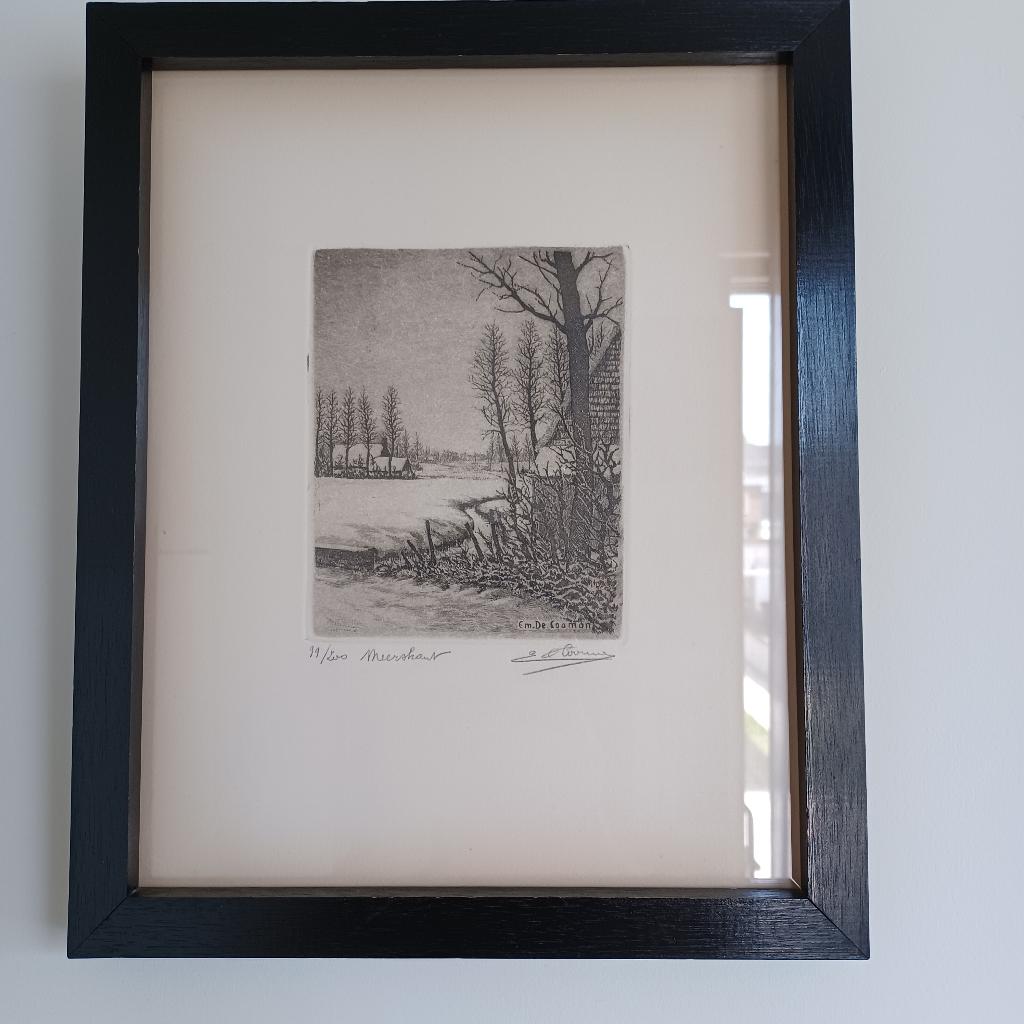 Et De Cooman (gravure), Antiquités & Art, Enlèvement ou Envoi