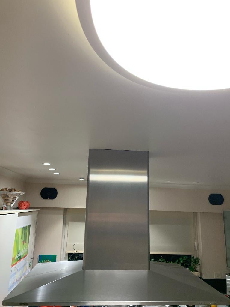 eiland dampkap siemens inox, Elektronische apparatuur, Afzuigkappen, Ophalen, Gebruikt, Vrijstaand, 600 tot 800 m³ per uur