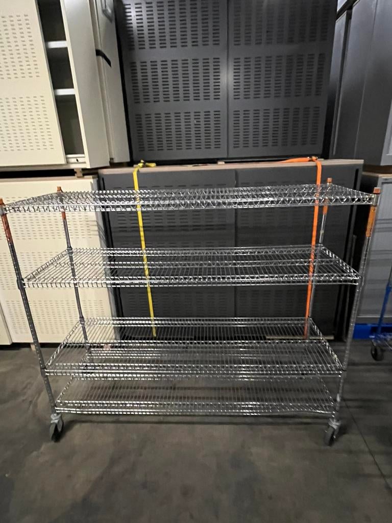 5 DRAADREKKEN OP ZWENKWIELEN/ REKKEN, Doe-het-zelf en Bouw, Transportwagens, Gebruikt, Ophalen