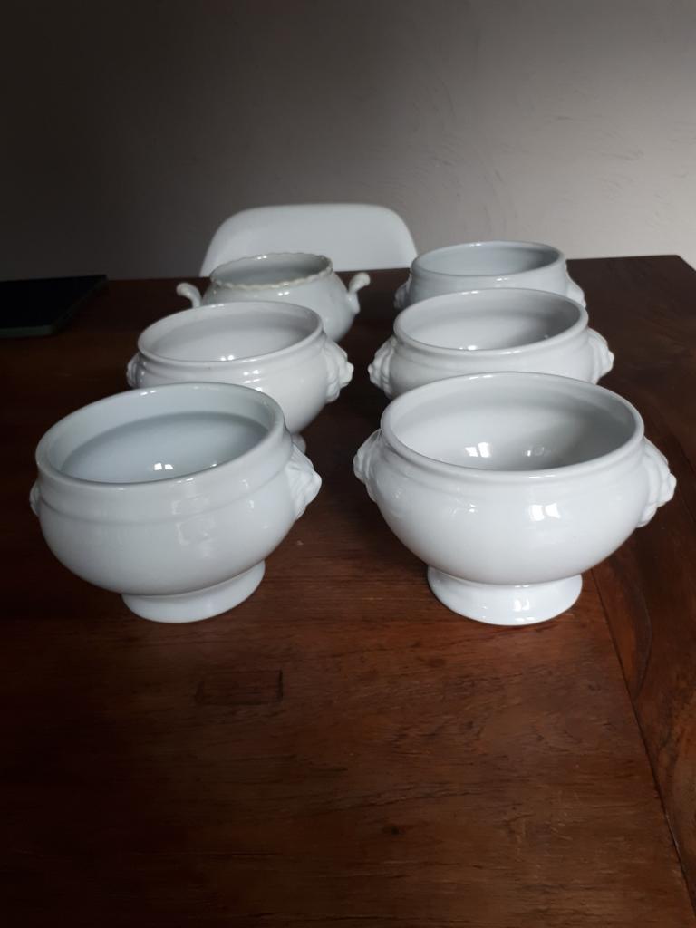 6 soepkommetjes, Ophalen