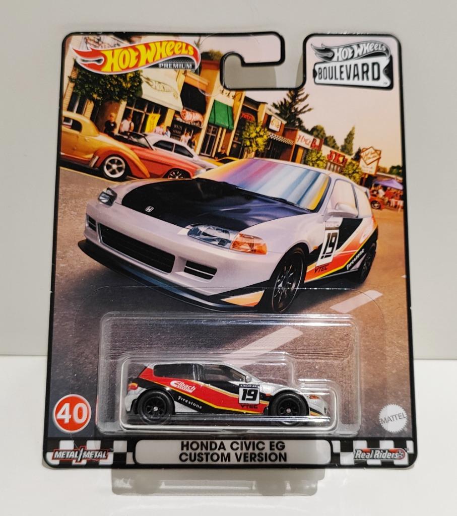 Hot Wheels Honda Civic EG Custom Boulevard (uit 2021) 1/64, Ophalen of Verzenden
