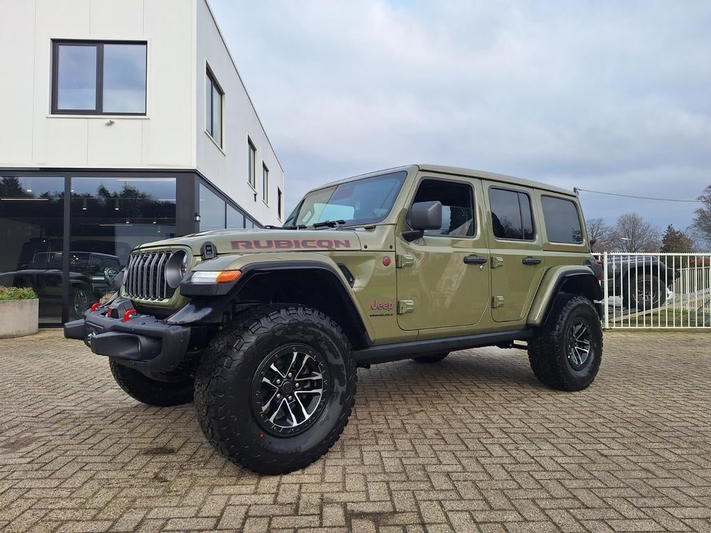 Jeep Wrangler Xtreme Rubicon sky one/warn/35 inch, Auto's, Jeep, Automaat, 4 deurs, Leder, Vierwielaandrijving
