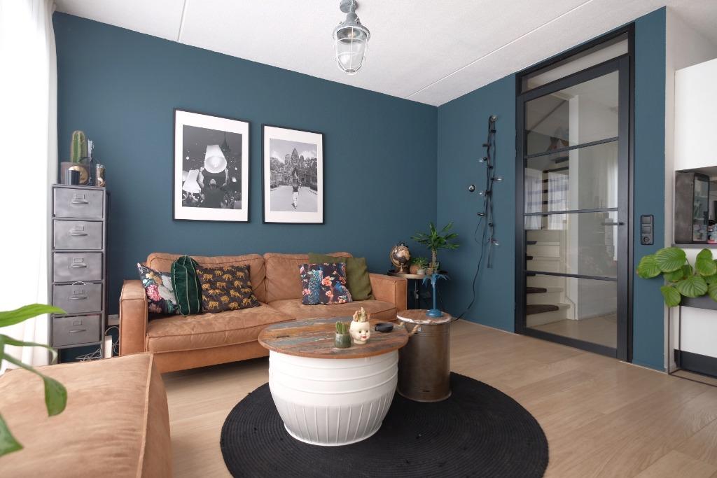 Staallook deur Arkel | Industriële deur | Op voorraad, Doe-het-zelf en Bouw, Ophalen of Verzenden, Nieuw, Glas, Binnendeur