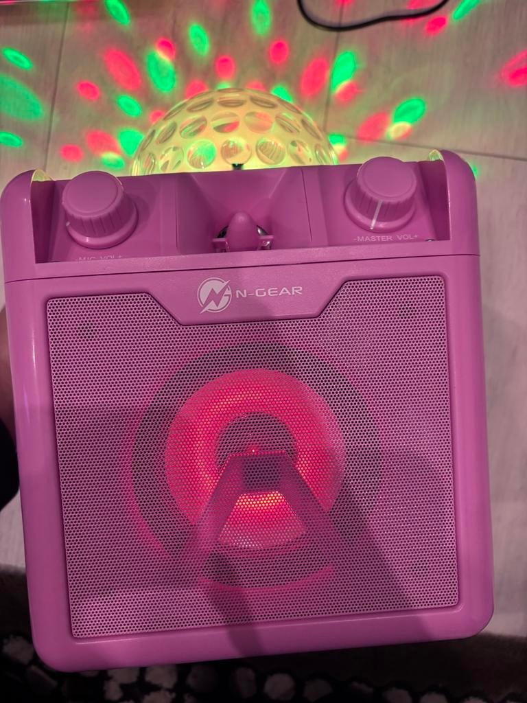 N-GEAR disco ball speaker, Overige merken, Overige typen, Ophalen of Verzenden, Zo goed als nieuw