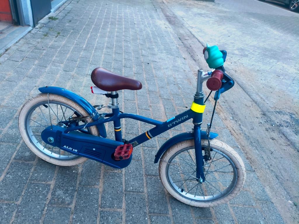 Jongensfiets btwin city 900 16 inch, Vélos & Vélomoteurs, Vélos | Garçons, B-twin, Enlèvement, Utilisé, Frein à main
