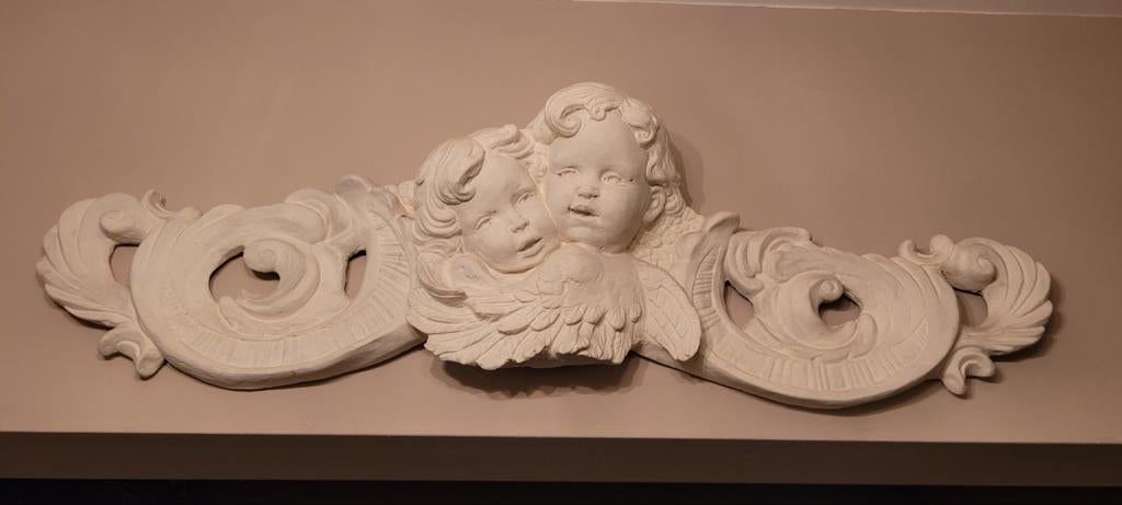 Muurdecoratie engelen gips, Ophalen