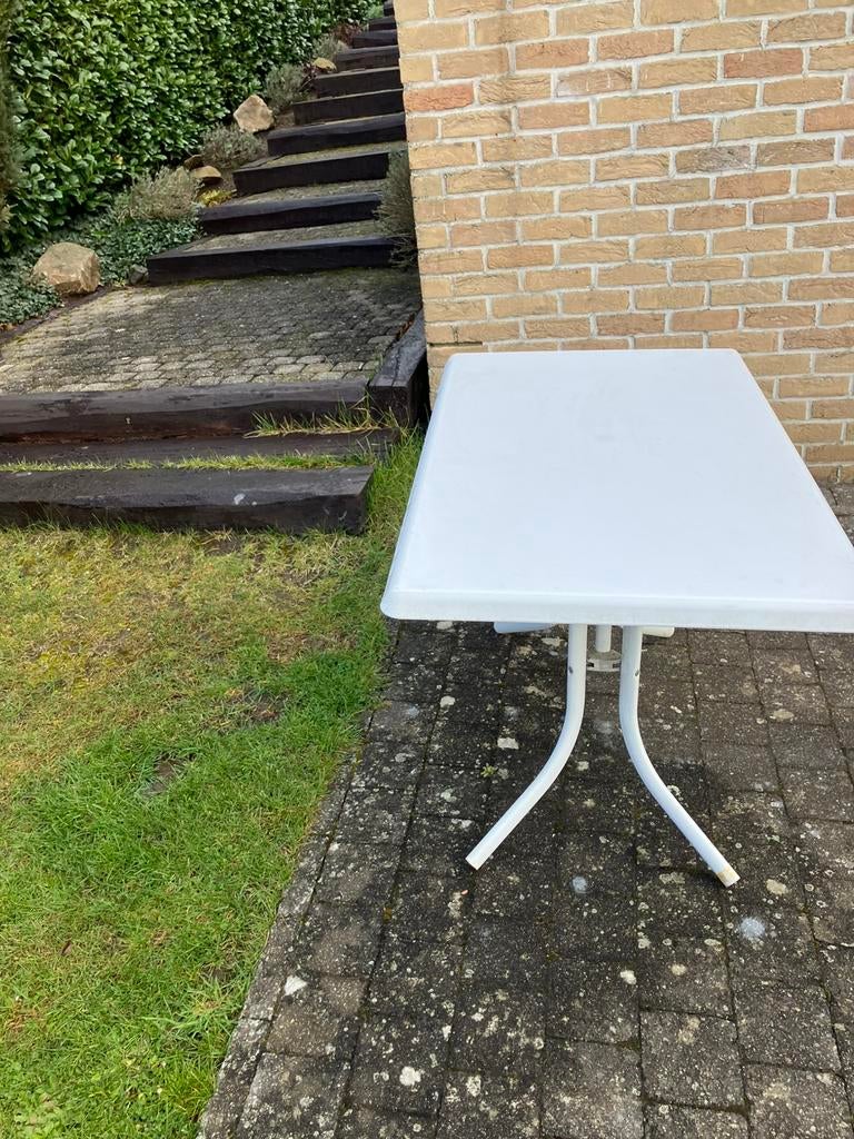 Table de jardin, Enlèvement, Utilisé, Rectangulaire, Plastique