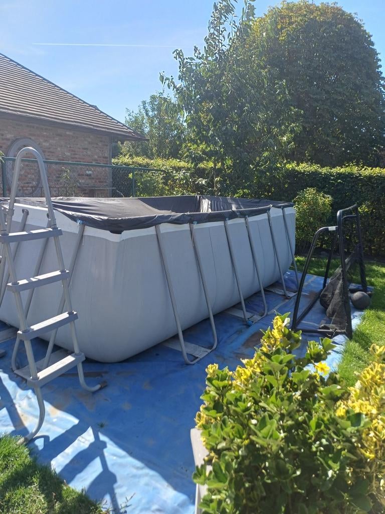 Zwembad met Warmtepomp glasfilter en toebehoren, Jardin & Terrasse, Piscines, Enlèvement