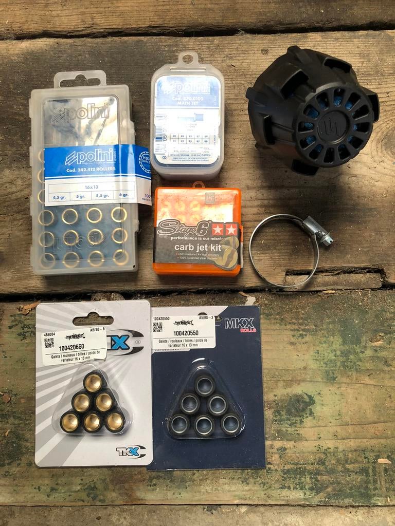 Wallaroo onderdelen (uitlaat/afstelling), Motoren, Ophalen