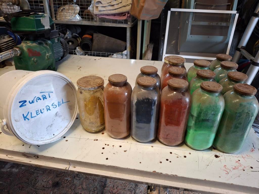 Beton kleursel, Doe-het-zelf en Bouw, Metselstenen, Ophalen, Beton