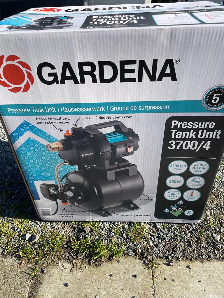 pompe hydrophore Gardena 3700/4, Jardin & Terrasse, Enlèvement, Pompe d'appoint