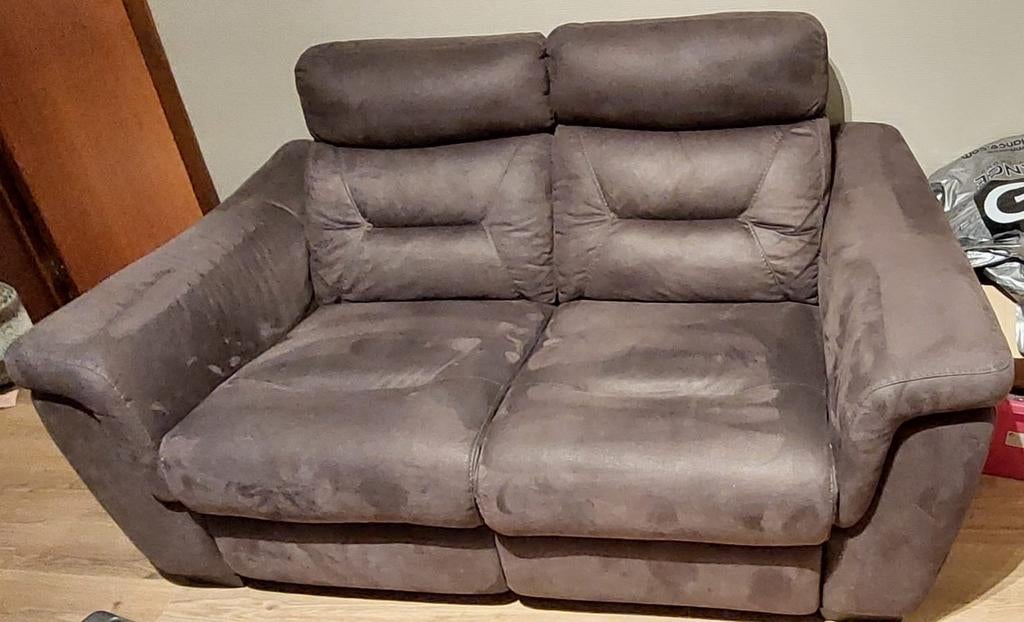 2-zitsfauteuil, antiklauwstof, 2 elektrisch, rookvrij, Huis en Inrichting, Zetels | Zetels, Ophalen