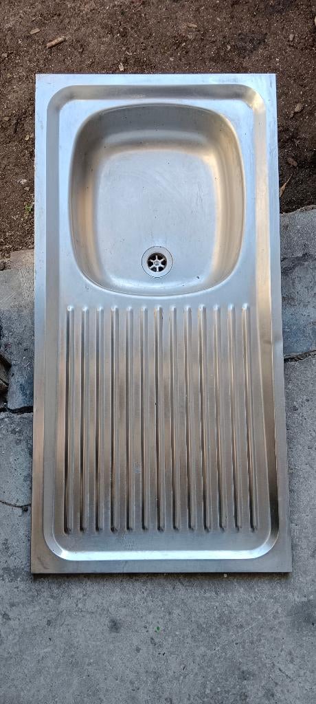 Bac Évier simple vasque, Maison & Meubles, Cuisine | Éléments de cuisine, Enlèvement, Utilisé, 50 à 75 cm, 100 à 150 cm