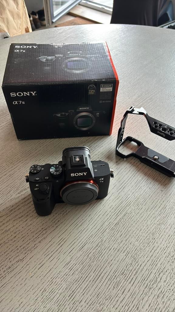 Sony A7III - État irréprochable, Audio, Tv en Foto, Fotocamera's Digitaal, Zo goed als nieuw, Sony, Ophalen