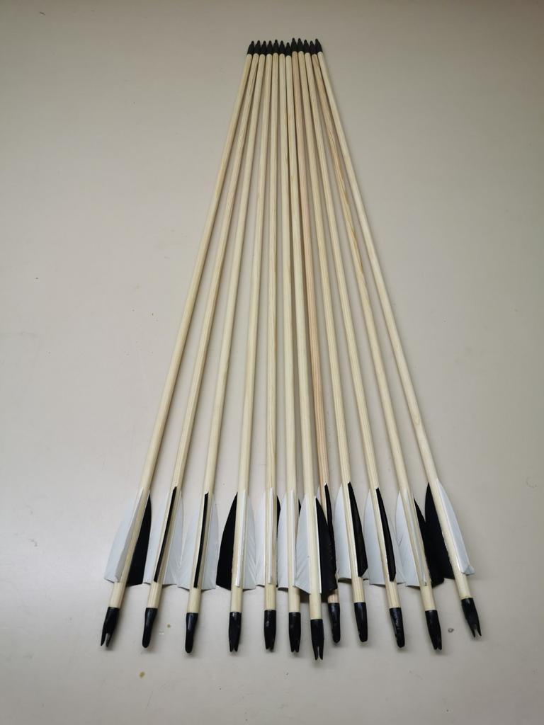 32 inch carbon en houten pijlen, Sport en Fitness, Handboogschieten, Ophalen, Pijlen