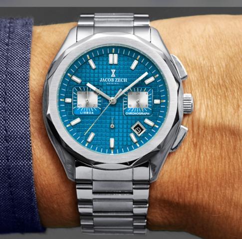 Heren horloge jacob zech lisboa, Bijoux, Sacs & Beauté, Montres | Hommes, Enlèvement, Comme neuf